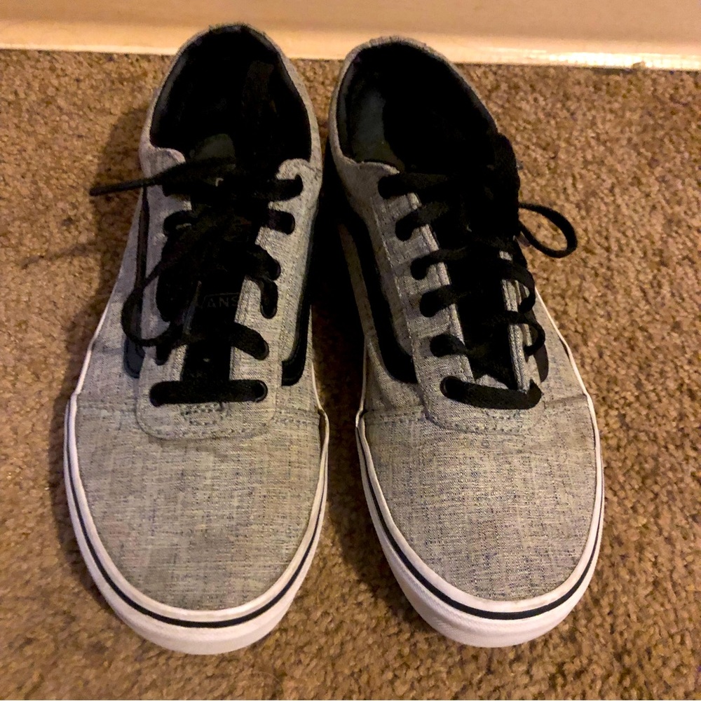 Grey and black vans